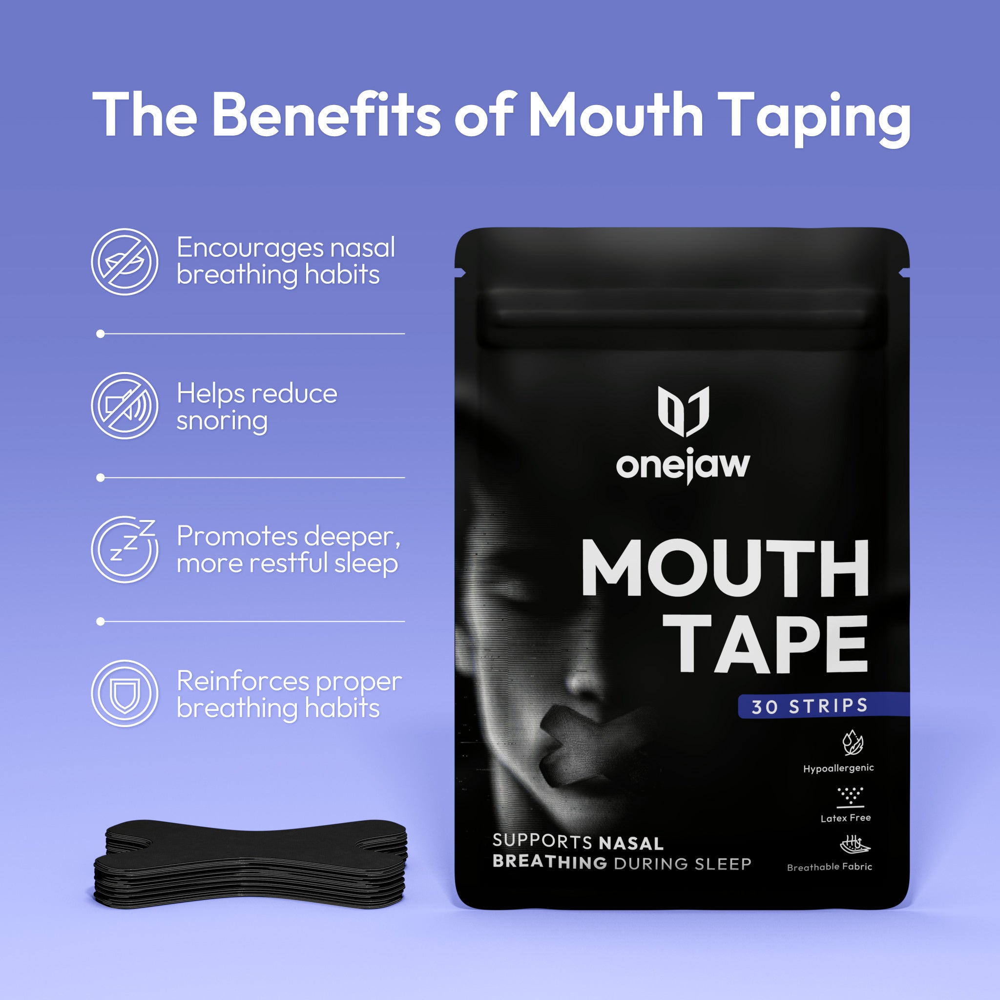 Mouth Tape for Mouth Breathing | ONEJAW