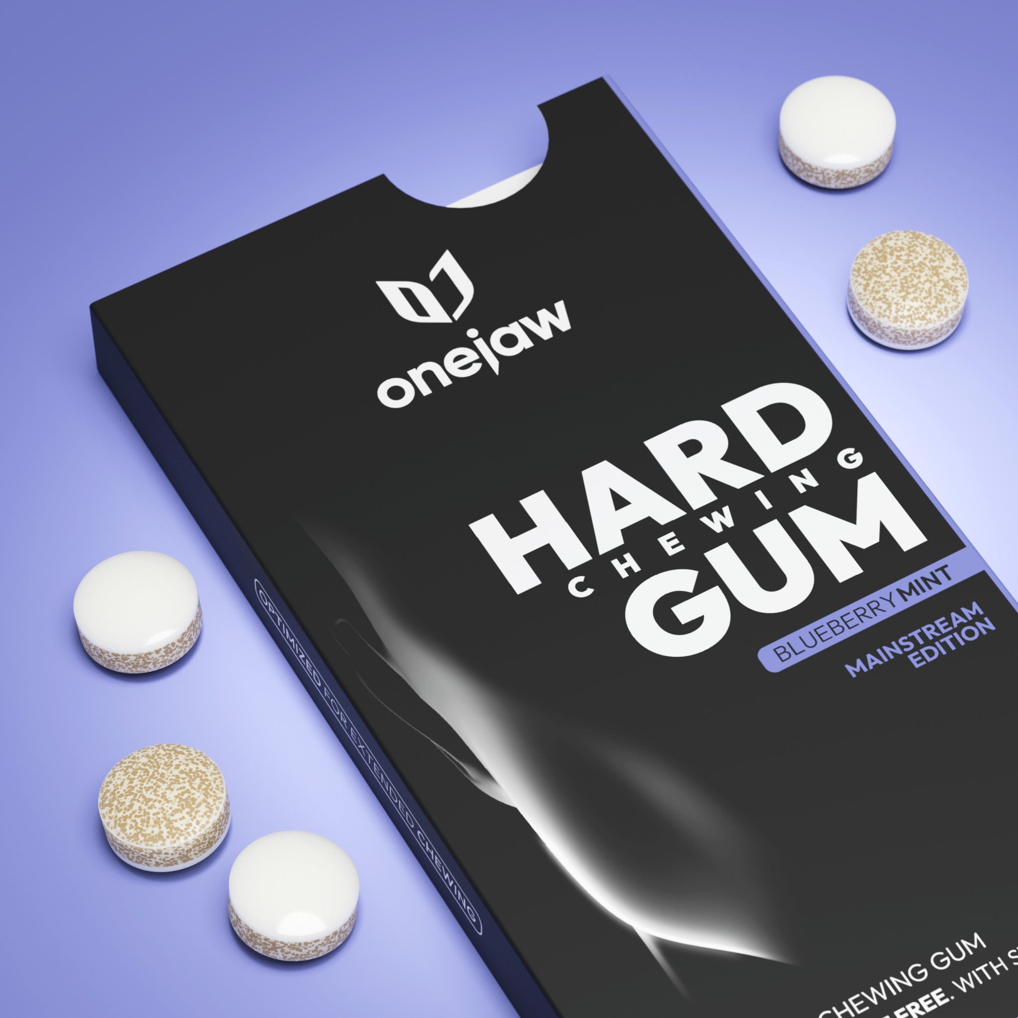 ONEJAW Hard Chewing Gum | 12 Pack