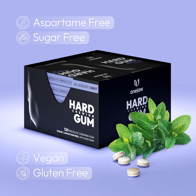 Hard Jaw Exercise Gum | 12 Pack | ONEJAW (Free EU Shipping)