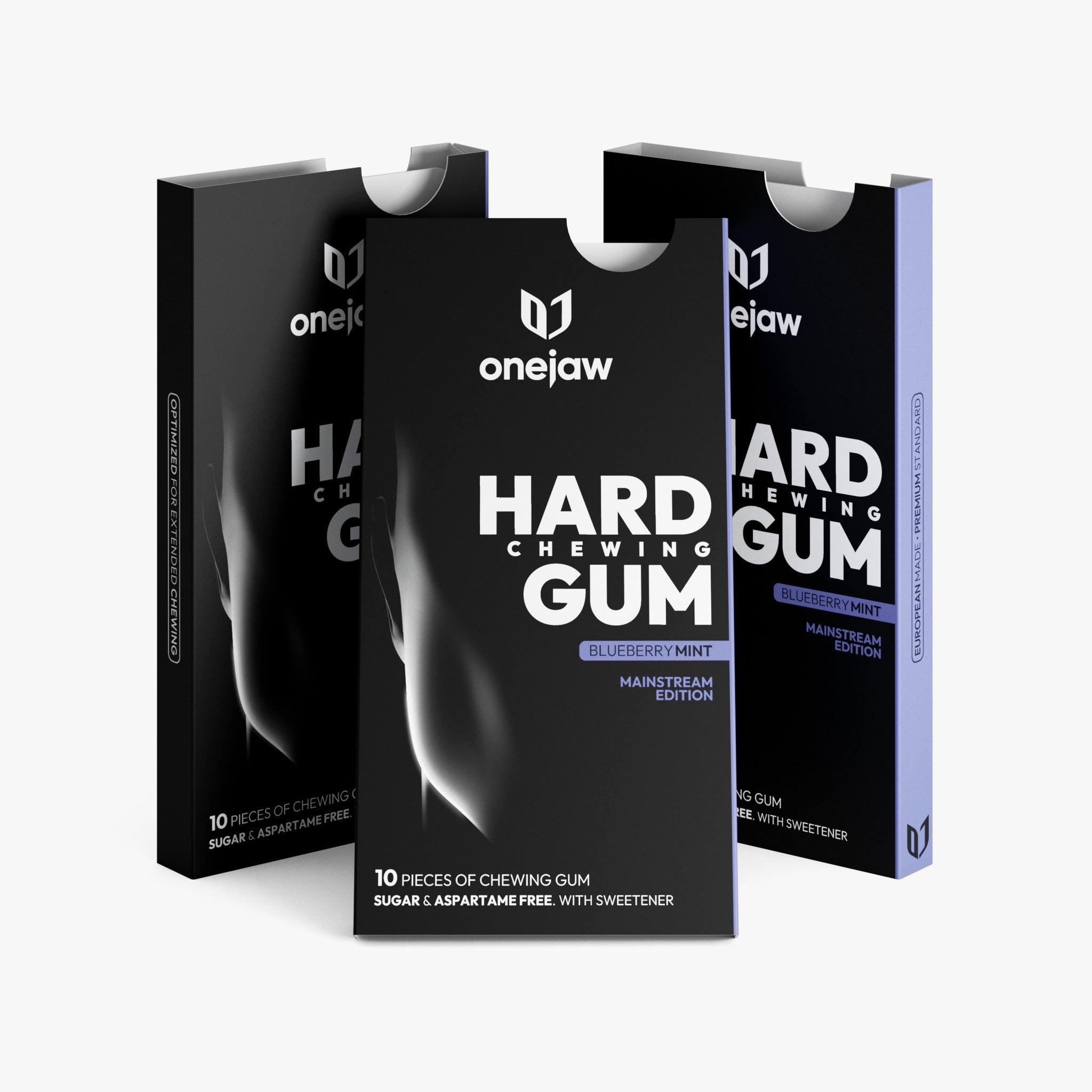ONEJAW Hard Chewing Gum | 3 Pack