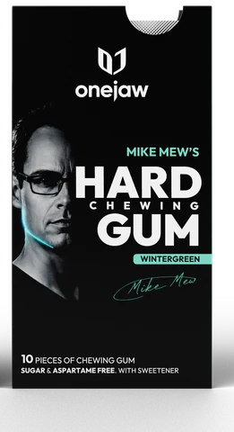 Mike Mew Edition Hard Chewing Gum, Wintergreen pack